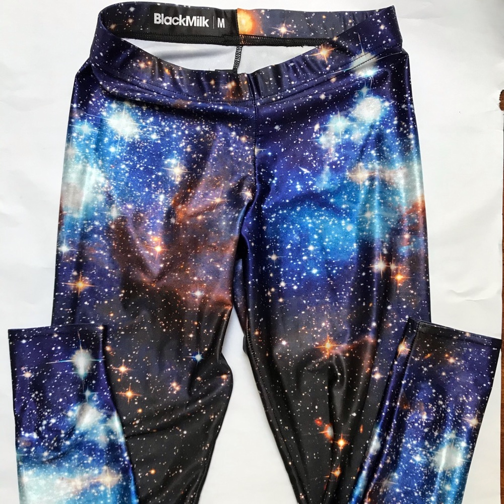 BMC Galaxy Blue Leggings M